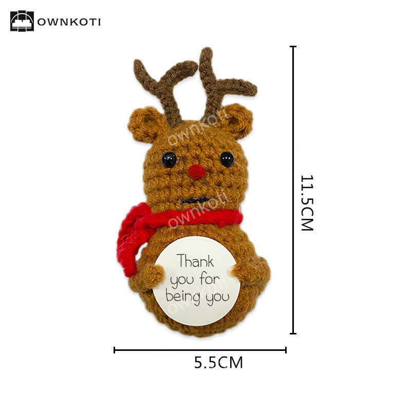 Emotional Support Christmas Festive Ornament - Elk - image 3