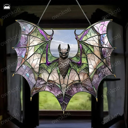 Halloween Acrylic Bat  Window Hanging - image 1