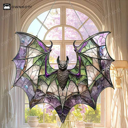 Halloween Acrylic Bat  Window Hanging - A - 5PCS - image 0