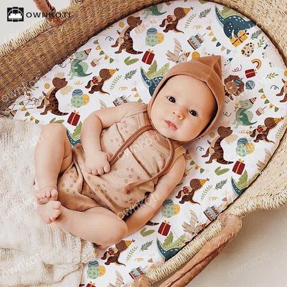  Soft Elastic Moses Basket Bassinet Sheet - Standard - image 0