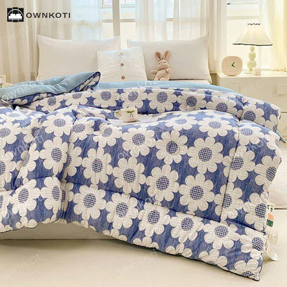 Refresh Flower Washed Cotton Warm Quilt - image 1