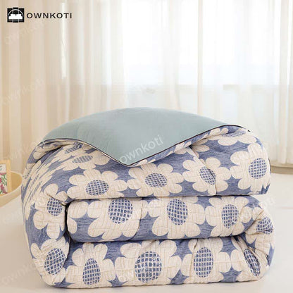 Refresh Flower Washed Cotton Warm Quilt - image 4