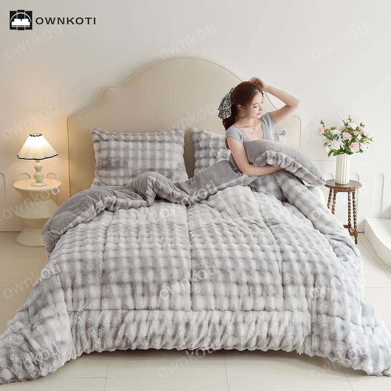 Double Fleece Warm Blanket with Quilt Core - image 0