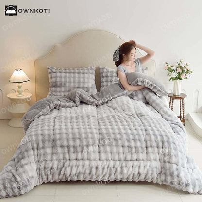 Double Fleece Warm Blanket with Quilt Core - image 0