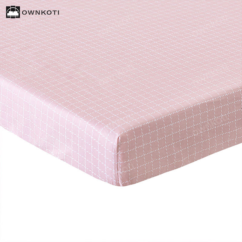 Girly Pink Cotton Crib Bedding Set(3PCS) - image 4