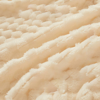 Warm Fleece Solid Color Fitted Sheet - image 5