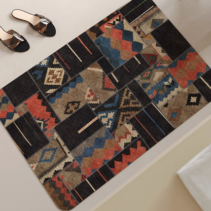 Luxurious Geometric Anti-slip Soft Bath Mat - 23" x 35" - image 0