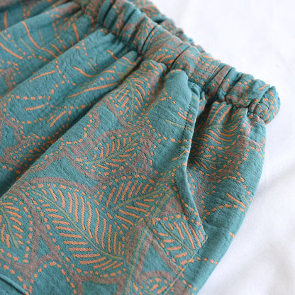 Yarn-dyed Floral Cotton Nightwear Set - image 7