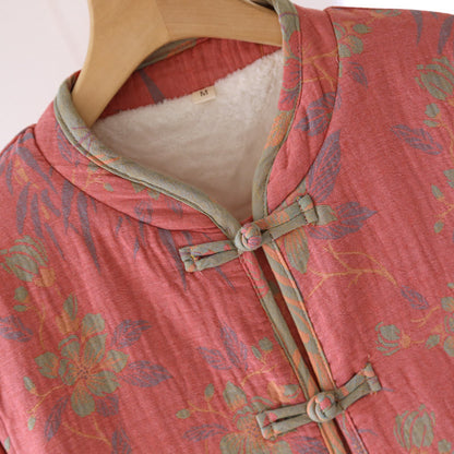 Yarn-dyed Floral Cotton Flannel Pajama Set - image 2