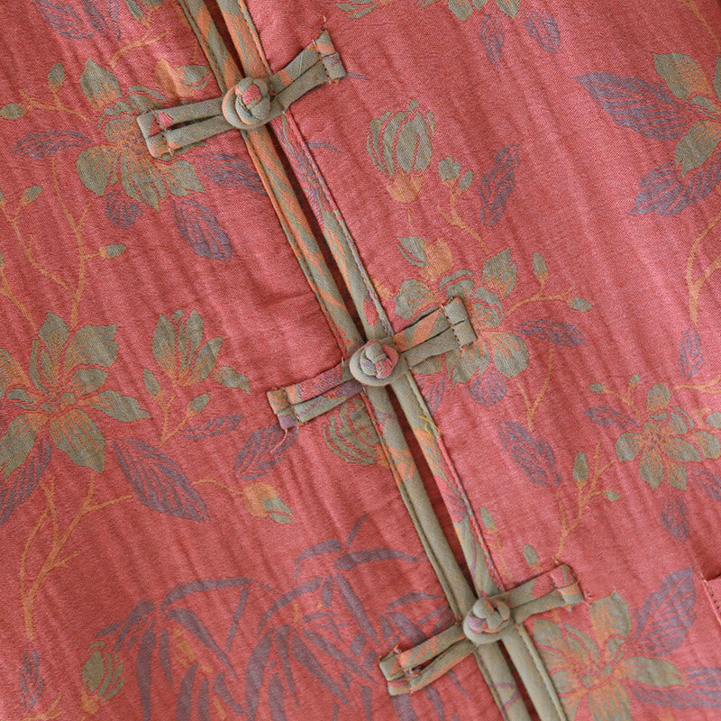 Yarn-dyed Floral Cotton Flannel Pajama Set - image 3