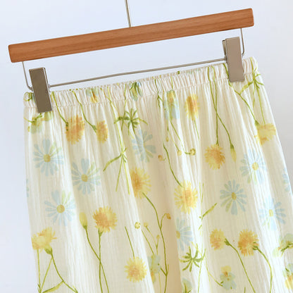 Rural Daisy Cotton Gauze Cardigan Pajama Set - image 7