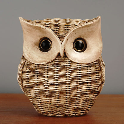 Resin Owl Home Decor Ornament - image 2
