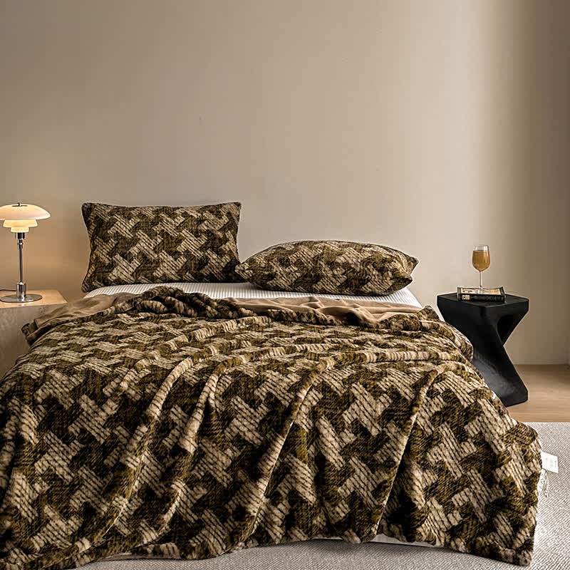 Velvet Windmill Sofa Throw Blanket - image 1