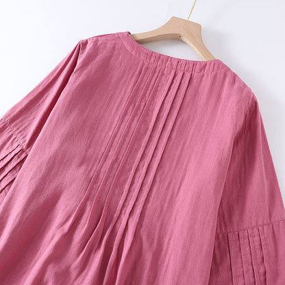 Floral Casual Cotton Gauze Pajama Set - image 2