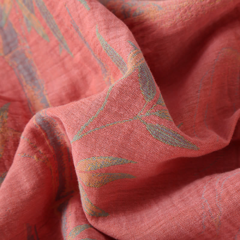 Yarn-dyed Rural Bamboo Cotton Gauze Pajama Set - image 7