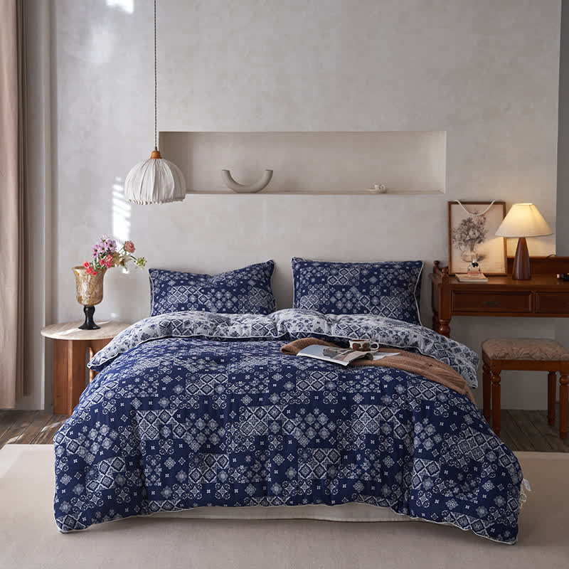 Cotton Gauze Cashmere Warm Winter Quilt - image 4