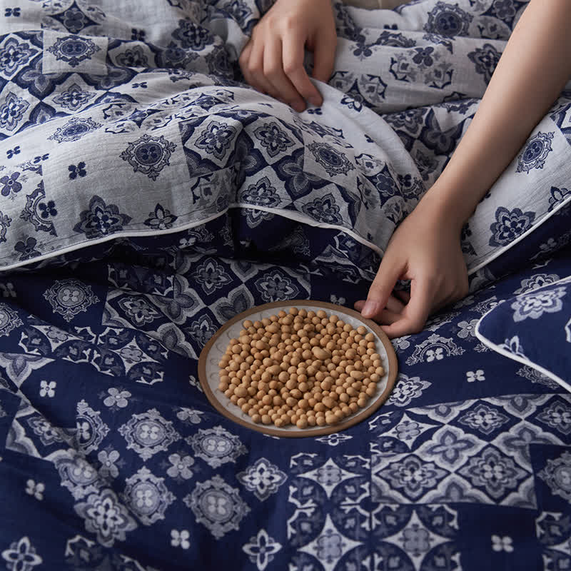 Cotton Gauze Cashmere Warm Winter Quilt - image 9