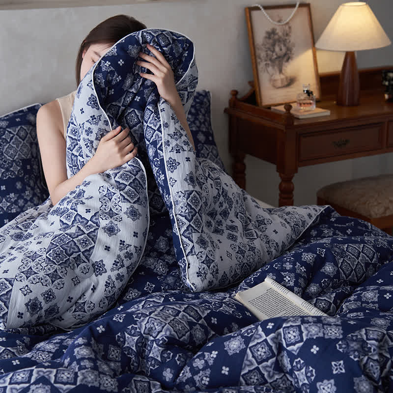 Cotton Gauze Cashmere Warm Winter Quilt - image 2