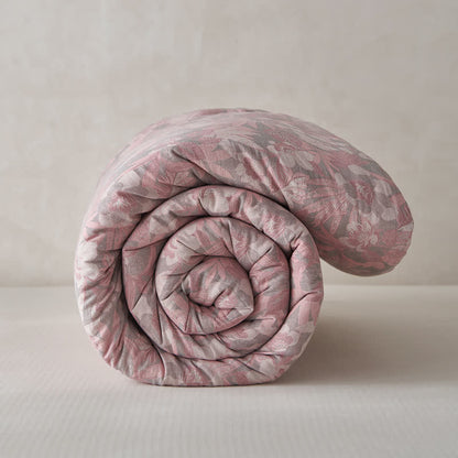 Cotton Cashmere Blossoming Flower Winter Quilt - image 11