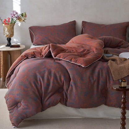 Cashmere Cotton Gauze Vintage Warm Quilt - image 5