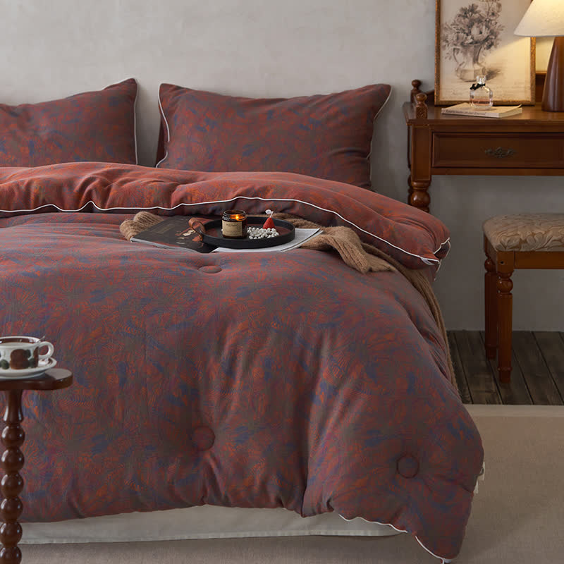 Cashmere Cotton Gauze Vintage Warm Quilt - image 4