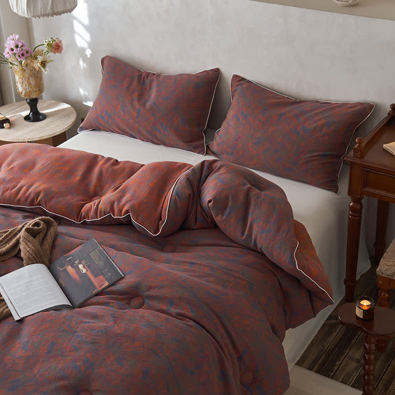 Cashmere Cotton Gauze Vintage Warm Quilt - image 6