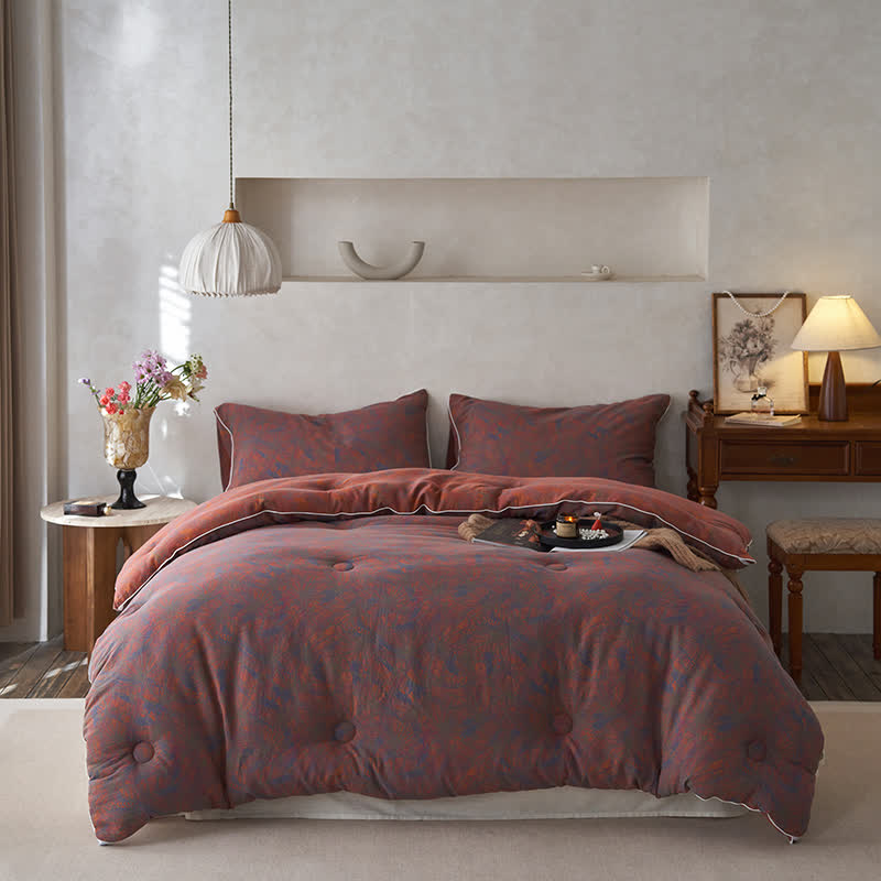 Cashmere Cotton Gauze Vintage Warm Quilt - image 3