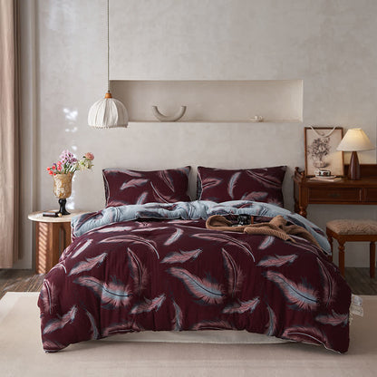 Jacquard Feather Cotton Cashmere Quilt - image 6