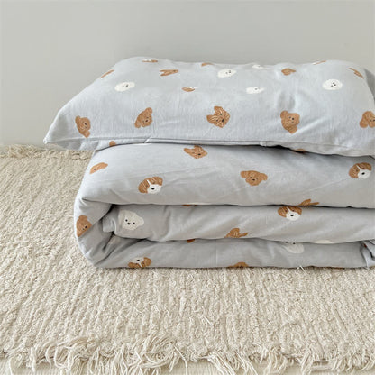 Cute Dog Cotton Duvet Cover with Comforter - image 6
