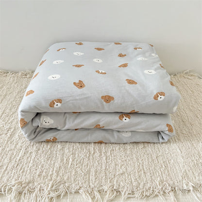 Cute Dog Cotton Duvet Cover with Comforter - image 4