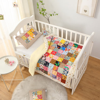Pure Cotton Splicing Soft Baby Quilt - image 1