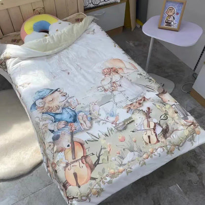 Cotton Fairy Tale Warm Baby Quilt - image 2