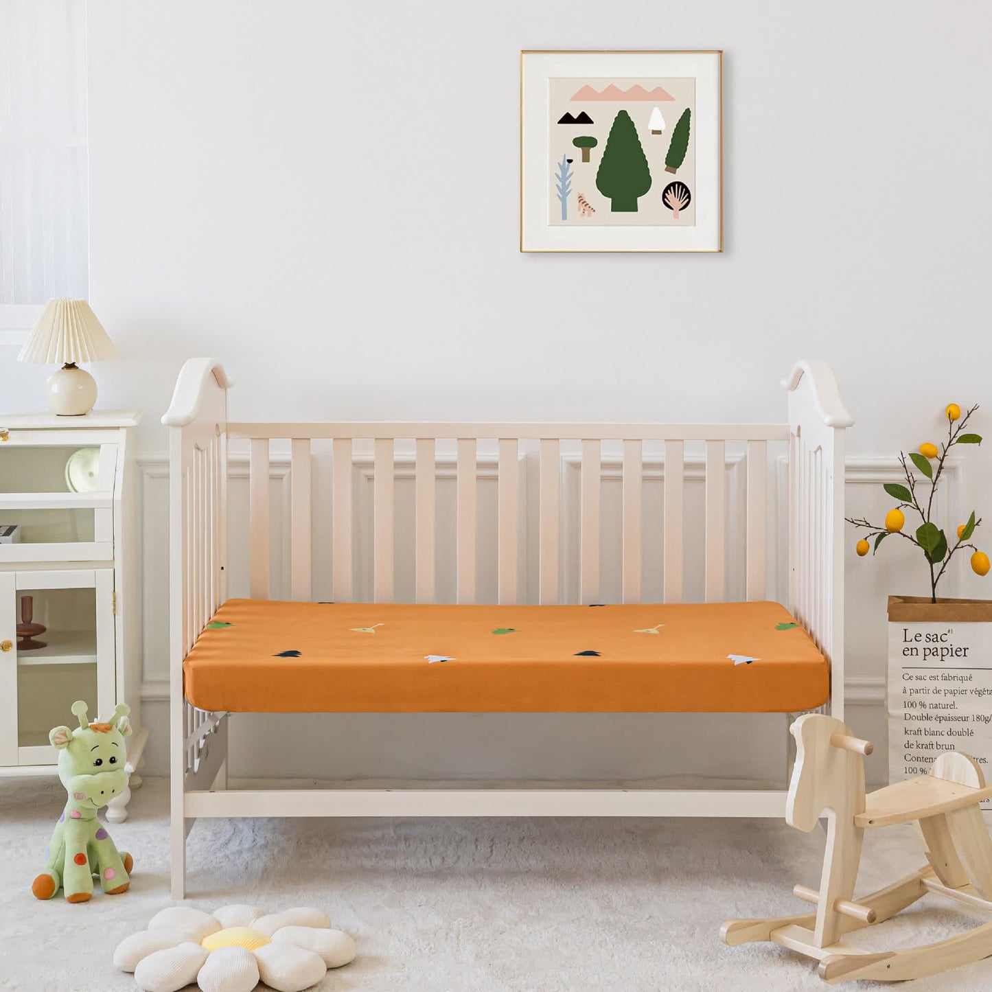 Animal Forest Cotton Crib Bedding Set(3PCS) - image 2