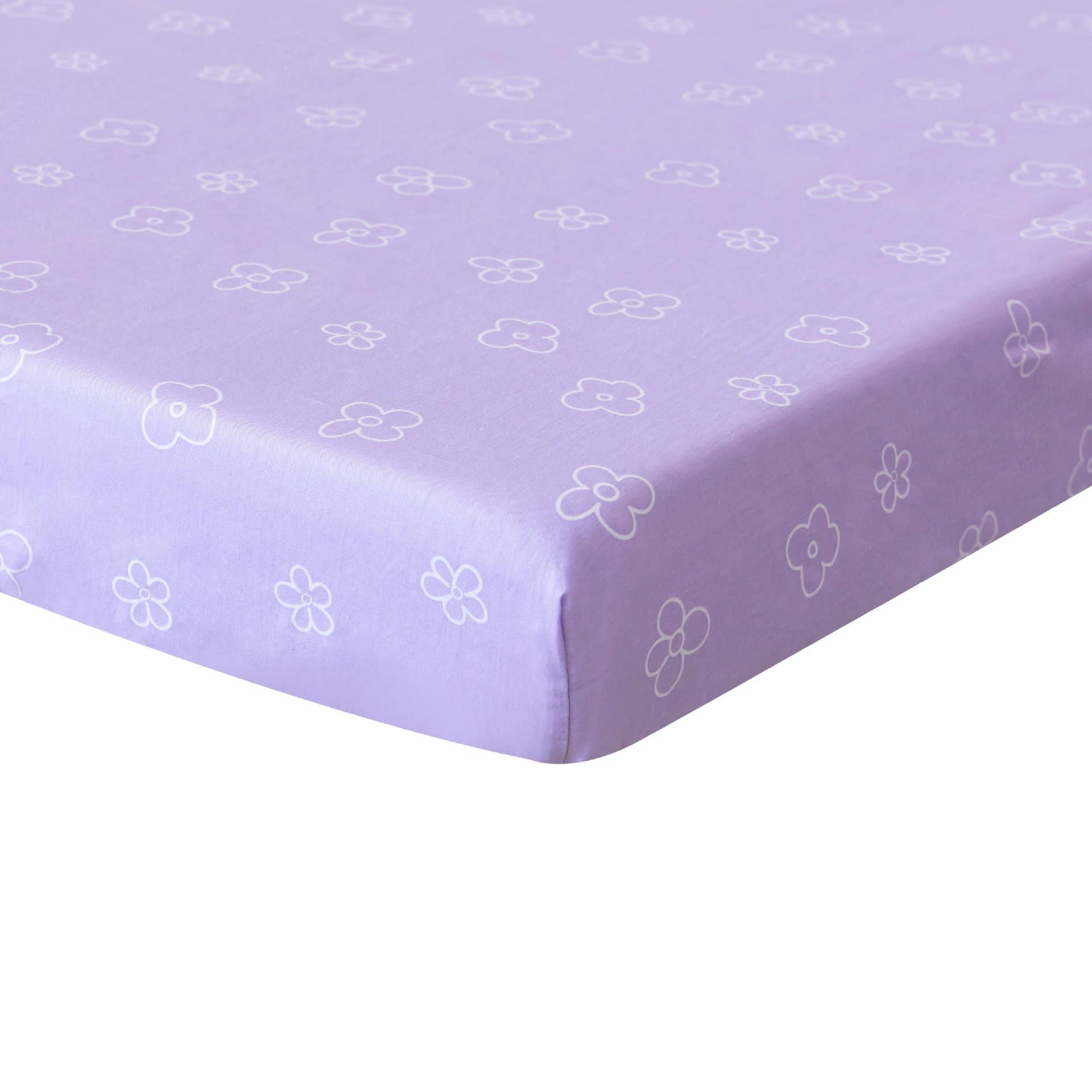 Elegant Floral Pure Cotton Crib Bedding Set(3PCS) - image 5