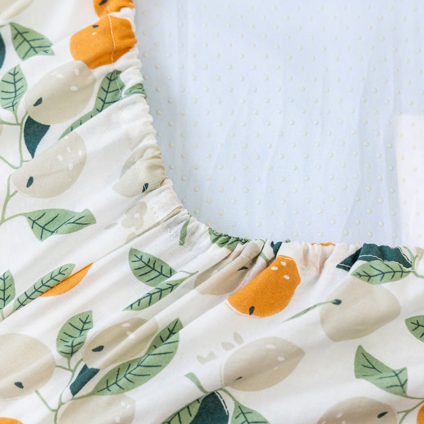 Cotton Pastoral Orange Crib Bedding Set(3PCS) - image 4