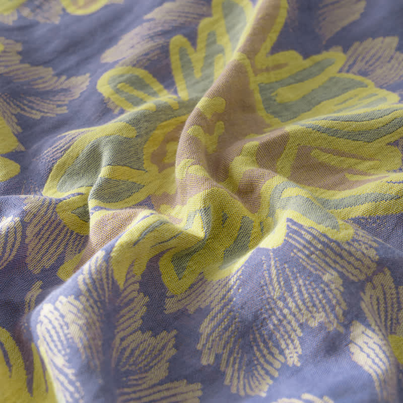 Jacquard Sunflower Cotton Gauze Bedding Set (4PCS) - image 8