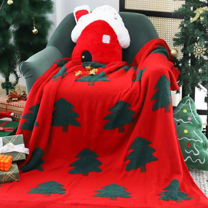 Festive Christmas Tree Decorative Sofa Blanket - image 3