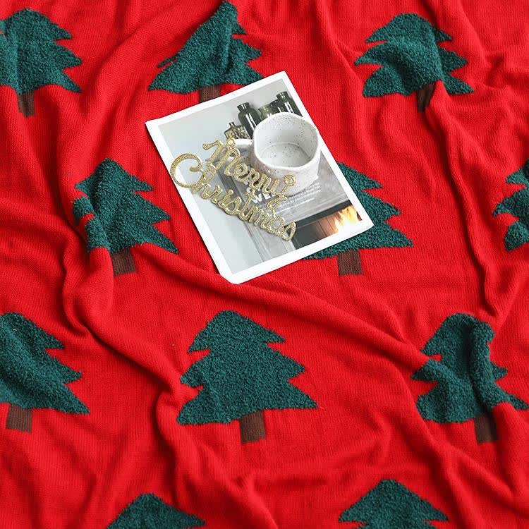 Festive Christmas Tree Decorative Sofa Blanket - image 6