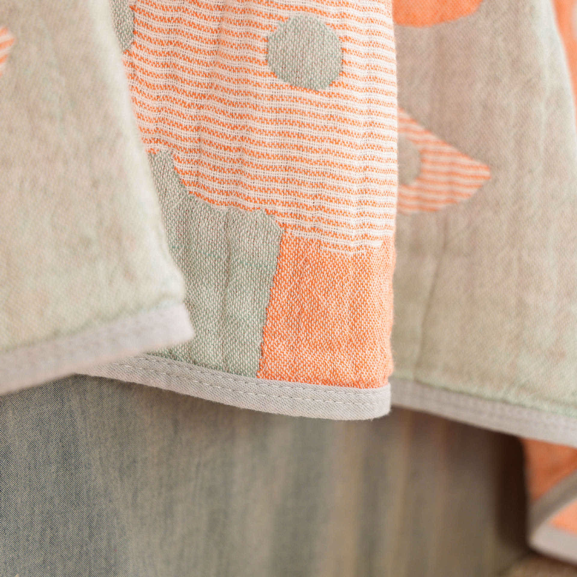 Cartoon Christmas Tree Cotton Gauze Quilt - image 8