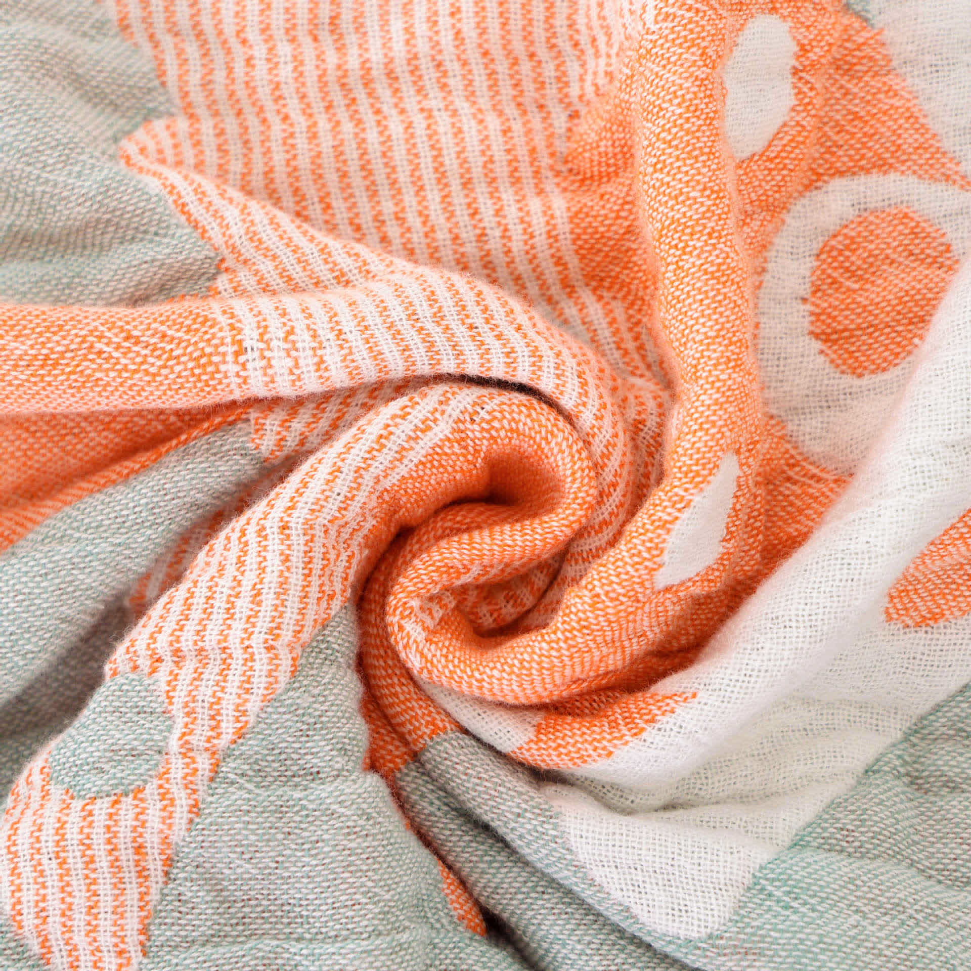 Cartoon Christmas Tree Cotton Gauze Quilt - image 7