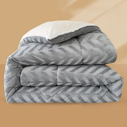 Sherpa Warm Throw Blanket with Quilt Core - image 24
