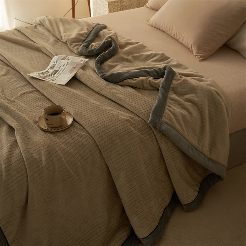 Reversible Solid Color Velvet Throw Blanket - image 30