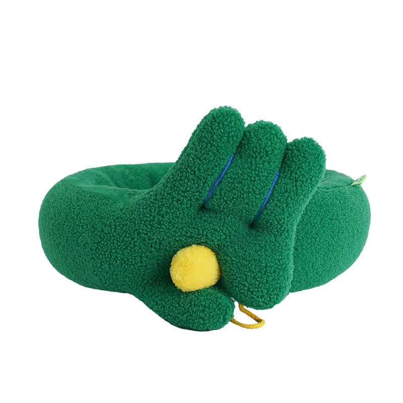 Finger Gesture Winter Warm Cat Bed - image 14