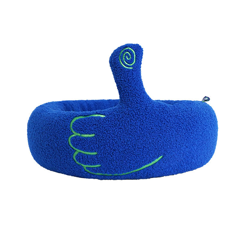 Finger Gesture Winter Warm Cat Bed - image 4