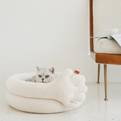 Finger Gesture Winter Warm Cat Bed - image 6