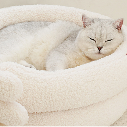 Finger Gesture Winter Warm Cat Bed - image 7