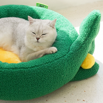 Finger Gesture Winter Warm Cat Bed - image 12