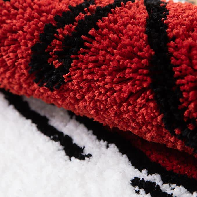 Santa Hat Anti-slip Flocking Floor Mat - image 1