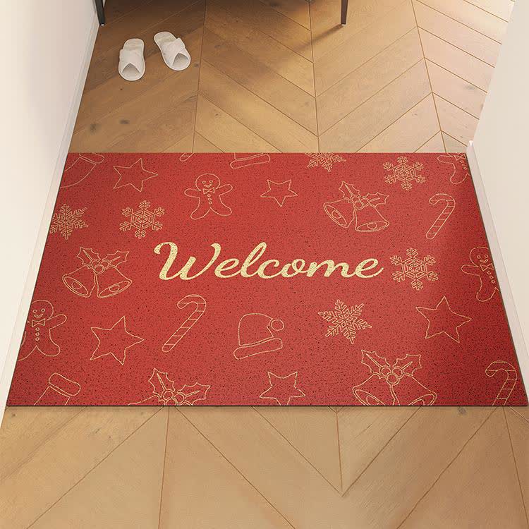 Christmas "Welcome" Anti-slip Cuttable Door Mat - image 4