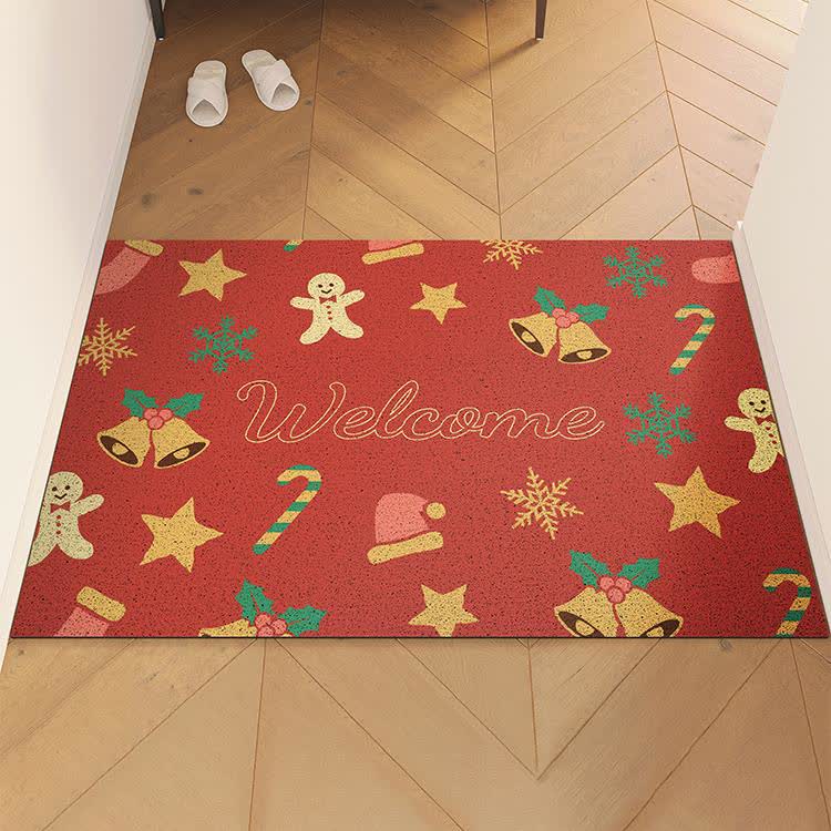 Christmas "Welcome" Anti-slip Cuttable Door Mat - image 2